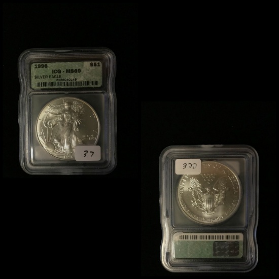 Graded Silver Eagle Dollar
