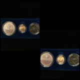 WWII Commemorative 3 Coin Set