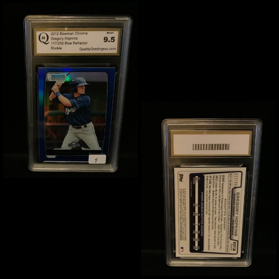 Graded Gregory Hopkins Sports Card