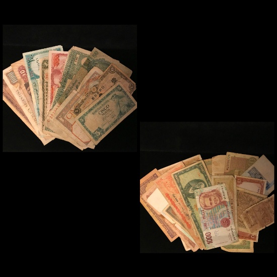 Lot Of 35 Currency Notes