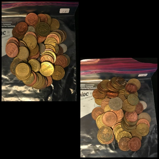 Lot Of 75 Tokens