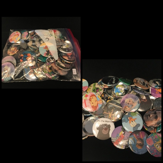 Lot Of Comic-Strip Buttons