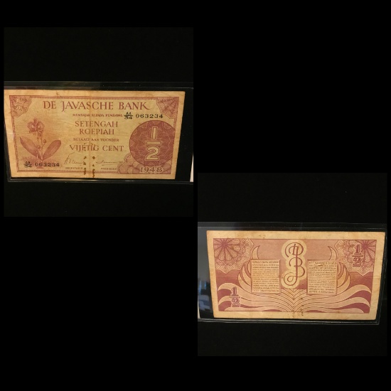 Netherlands-Indies Currency Note