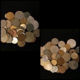 Lot Of World Coins & Tokens