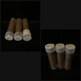 Lot Of 3 Rolls Of Lincoln Cents