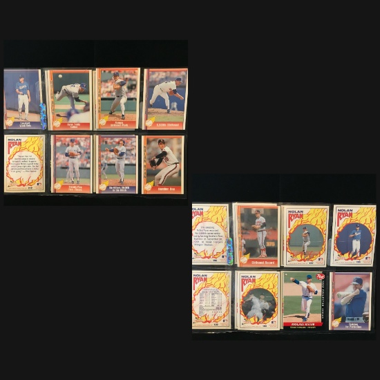 Lot Of Nolan Ryan Trading Cards