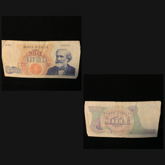 Italy Currency Note