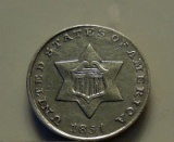 1851 Three Cent