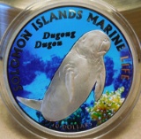 2011 Solomon Islands Marine Life Dugong Dugon (Manatee) with COA