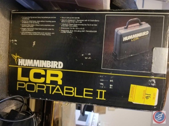 Hummingbird LCR Portable 2 fish finder in original box