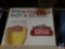 Stella Artois paper sign with styrofoam backing (54 X 48)- need ladder to remove