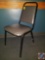 (8) metal and padded chairs (SOLD 8 TIMES THE MONEY)-main floor