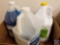 Pronet clean power blue (new), Keystone liquid detergent (used), Monogram delimer (new)