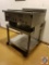 Stainless steel, commercial Ran Kin- Delux Gas Char Broiler 5 controls with base on wheels (model