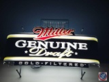 Neon Miller Genuine Draft sign (working- need ladder to remove)
