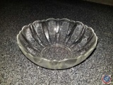 approximately 2 dz. glass scalloped edge bowls