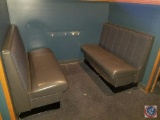 (5) sets of booth seats- green (SOLD 5 TIMES THE MONEY)
