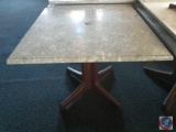 (2) patio tables 3' X 3' (SOLD 2 TIMES THE MONEY)- upper floor