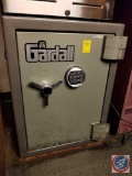 Gardall floor safe with electronic key pad 20 X 21 X 27 (serial #383124)- combination is available