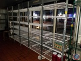 5 section/6 tiered wire shelving 152