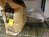 (1) partial bag of Monarch all purpose flour and (1) new bag of Monarch all purpose flour
