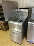 Stainless steel, commercial Imperial gas deep fryer (model #11S-40)