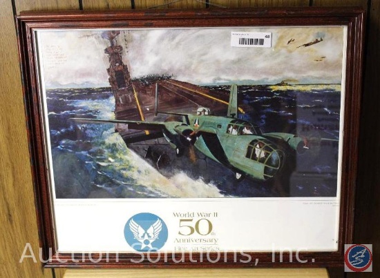 WWII Take Off! Doolittle Raid on Tokyo, Framed - 23 x 18.5''