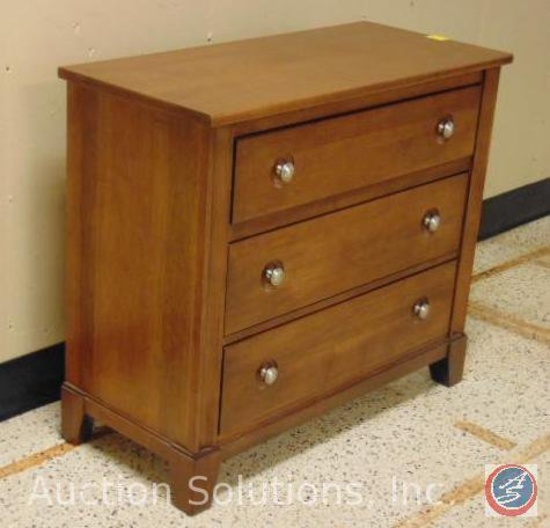 Small 3-Drawer Wood Dresser 40 x 18 x 34.75 in.