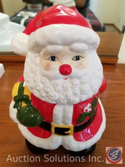 Ceramic Santa Claus Cookie Jar
