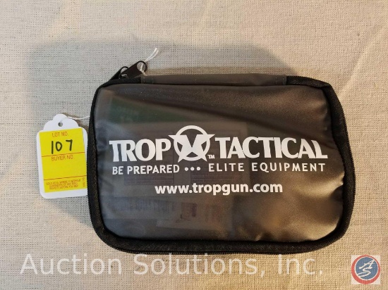 Trop Tactical soft case containing assorted first aid items
