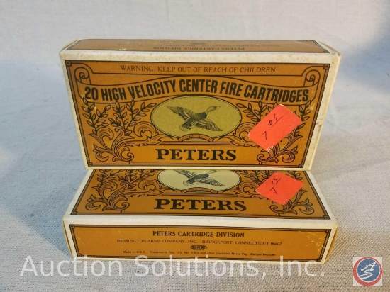 (2) Peters 243 Win. soft point ammunition [SOLD 2x THE MONEY]