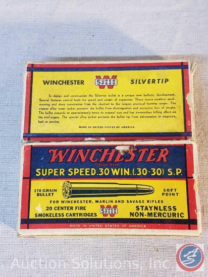 (2) boxes of Winchester .30 Win (.30-30) S.P. ammunition ?[SOLD 2x THE MONEY]