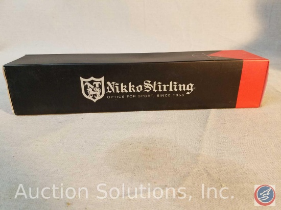 Nikko Stirling Mount Master 4-12x50 4Plex 3/8" mounts (model # NMC41250)- new in box