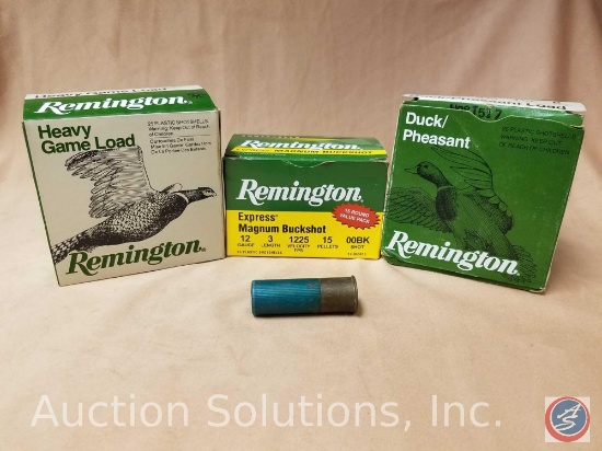 (3) Remington 12 ga ammunition boxes