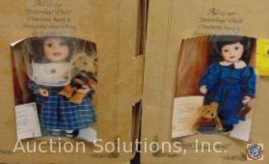 [2] Boyd's Bear 'Yesterday's Child' L.E. Porcelain Dolls: Ms. Ashley 'The Teacher' No. 1386/12000;