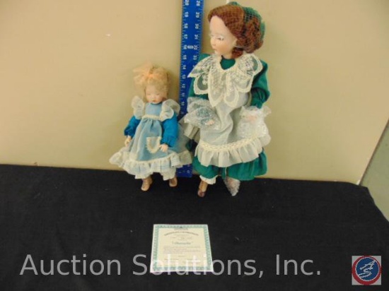 Ashton Drake 'Cross-stitchers'; Cross-Stitch Alexandra 1995 Collectible Porcelain Doll