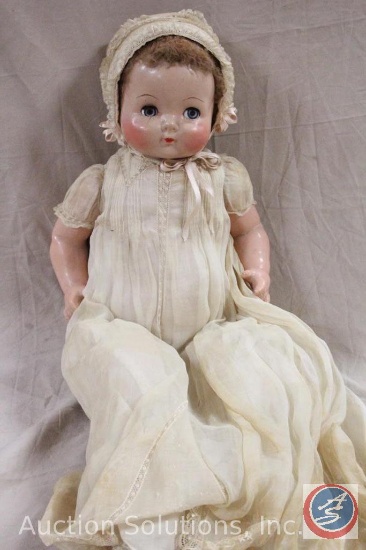 EFFANBEE BABY, 24" Patsy Babyette doll, cloth body, composition head and limbs, original clothes.