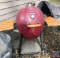 King Griller by Char Griller Charcoal Grill w/ torn grill cover