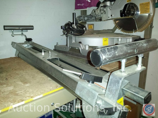 Saw stand w/ board feed rollers, (model #plus-100)
