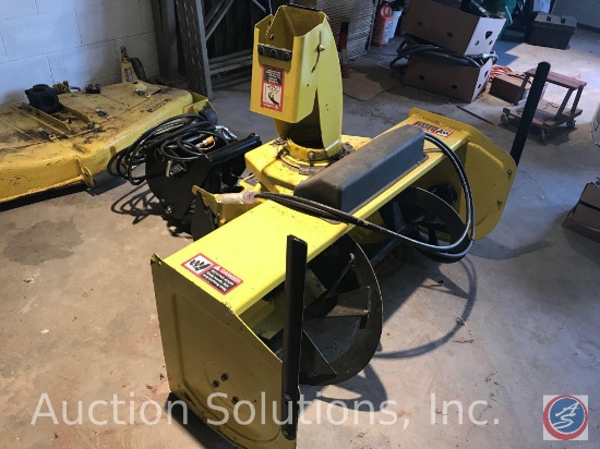 John Deere Two-Stage 47'' Snowblower Attachment w/ Hydraulic Mounting Bracket