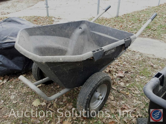 Lifetime 2-Wheel Heavy-Duty Wheel Barrow