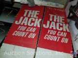 (2) Tel-O-Post adjustable floor jacks, Model 79G in original boxes