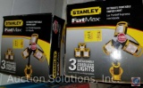 (2) Stanley Fat Max ultimate portable tripod lights w/ detachable cordless lights