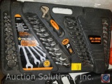 Tactix 22 piece SAE and Metric combination wrench set #21324