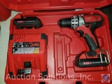 Milwaukee 1/2 in. driver drill w/ (2) batteries and charger Model #2601-20