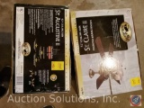 (2) Hampton Bay 52 in. Ceiling Fans in original packaging, [marked St. Augustine II and St. Claire