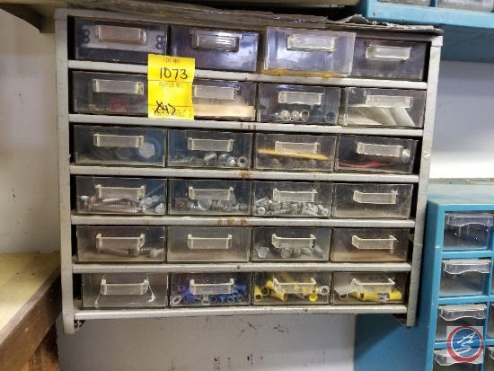 (4) plastic tool organizers, contents included. Buyer must remove. {SOLD 4X THE MONEY}