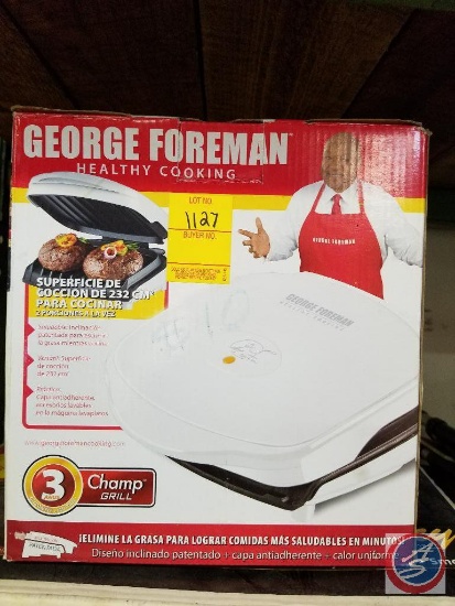 George Foreman 36 square inch cooking surface in original box