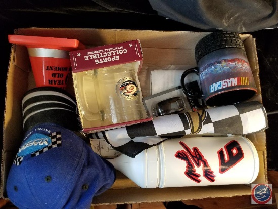 Mark Martin mini fuel can, Nascar cup, and more