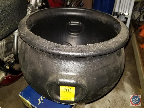 Large plastic cauldron